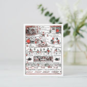 Carte Postale Un, Deux, Bouge Ma Chaussure (Debout devant)