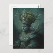 Carte Postale Un dieu marin antique (Devant / Derrière)