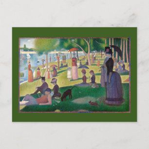 Carte Postale Un dimanche à La Grande Jatte par Seurat, Art