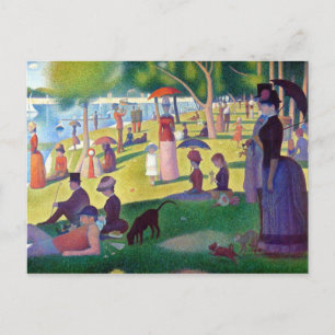 Carte Postale Un dimanche après-midi à La Grande Jatte par Seura