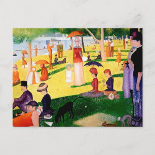 Carte Postale Un Dimanche Après-Midi Sur L'Île La Grande Jatte