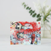 Carte Postale Un dinosaure à l'esprit naïf enveloppé de serpents (Debout devant)