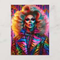Un Drag Queen des années 1980 en Poster de animal