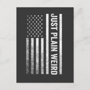 Carte Postale Un drapeau américain bizarre, une élection Kamala