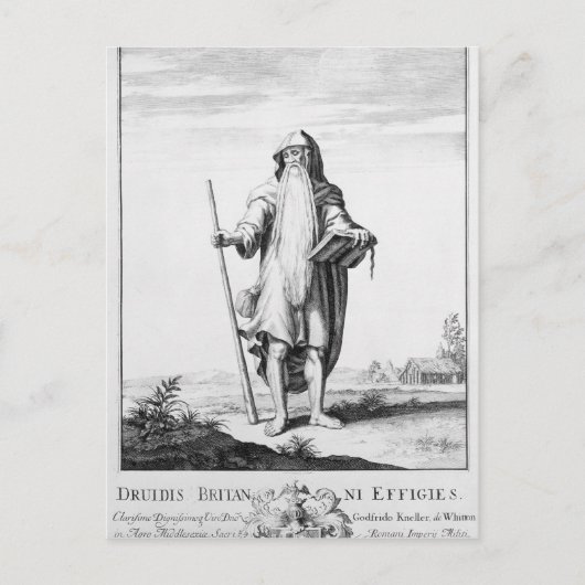 Carte Postale Un druide (Devant)