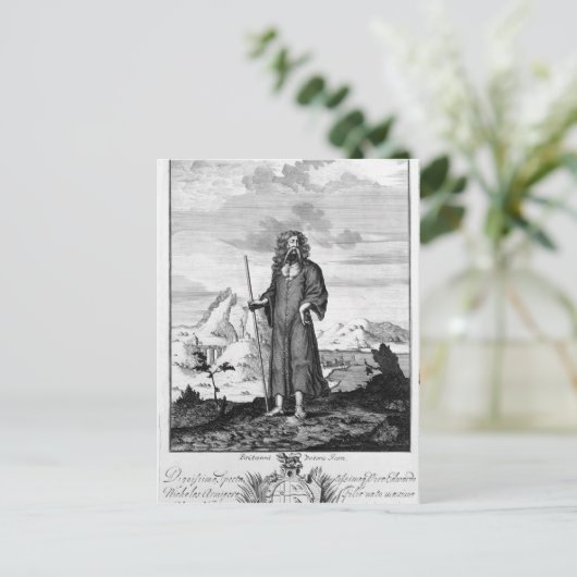 Carte Postale Un druide (Debout devant)