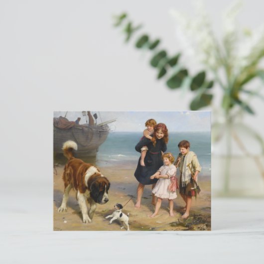 Carte Postale Un duo improbable | Arthur John Elsley (Debout devant)