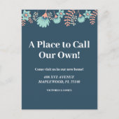 Carte Postale Un endroit pour appeler notre propre fête de récha (Devant)