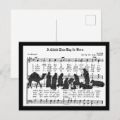 Carte Postale Un enfant aujourd'hui est né (Devant / Derrière)