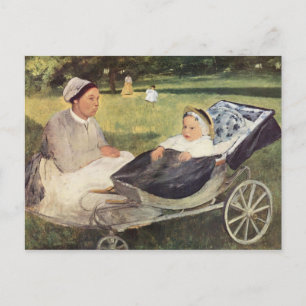 Carte Postale Un enfant avec des gouvernements - Edgar Degas - c