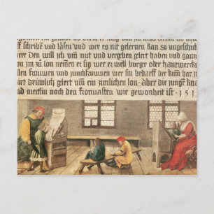 Carte Postale Un enseignant scolaire