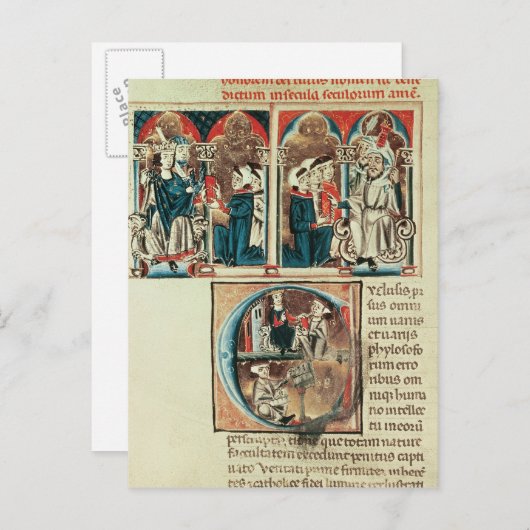 Carte Postale Un érudit juif présentant (Devant / Derrière)