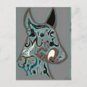 Carte Postale Un esprit courageux va conquérir le monde (Devant)