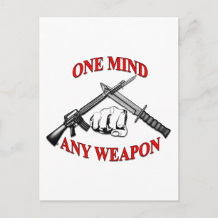 Carte Postale Un esprit n'importe quelle arme MCMAP