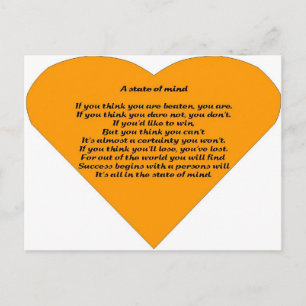 Carte Postale Un état d'esprit