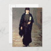 Carte Postale Un étudiant, 1883 (Devant / Derrière)