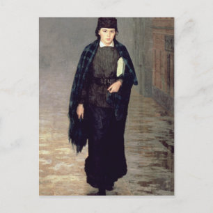 Carte Postale Un étudiant, 1883