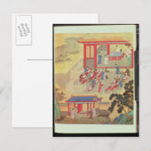 Carte Postale Un examen public chinois ancien (Devant / Derrière)