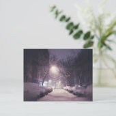 Carte Postale Un Feu D'Hiver Sur L'Upper West Side (Debout devant)