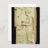 Carte Postale Un feuillet du Diptyque de Symmachi (Devant / Derrière)