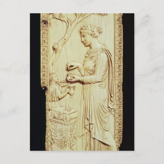 Carte Postale Un feuillet du Diptyque de Symmachi (Devant)