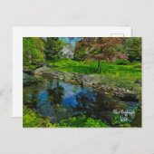 Carte Postale Un fleuve traverse le fleuve. Nouvelle-Angleterre  (Devant / Derrière)