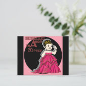 Carte Postale Un garçon en robe (Debout devant)