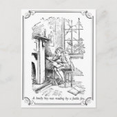 Carte Postale Un garçon solitaire (Devant)