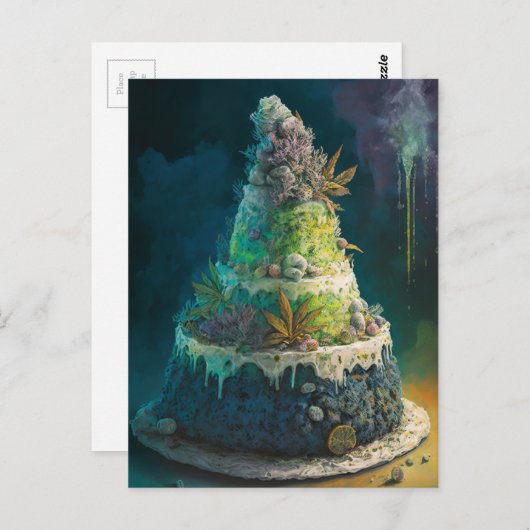 Carte Postale Un Gâteau À L'Hernage (Devant / Derrière)