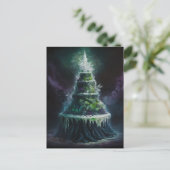 Carte Postale Un gâteau de mariage fumé drôle (Debout devant)