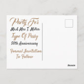 Carte Postale Un Générique Enregistrer La Date (Dos)