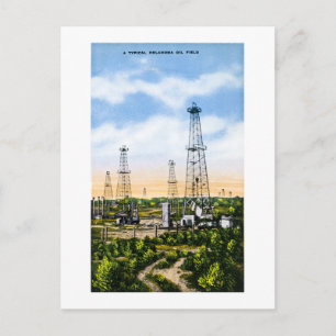 Carte Postale Un gisement d'huile typique de l'Oklahoma