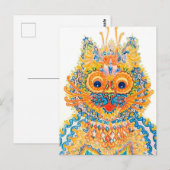 Carte Postale Un Grand Chat, Louis Wain (Devant / Derrière)