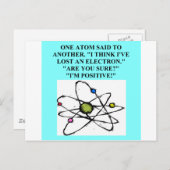 Carte Postale Un grand design de physique (Devant / Derrière)