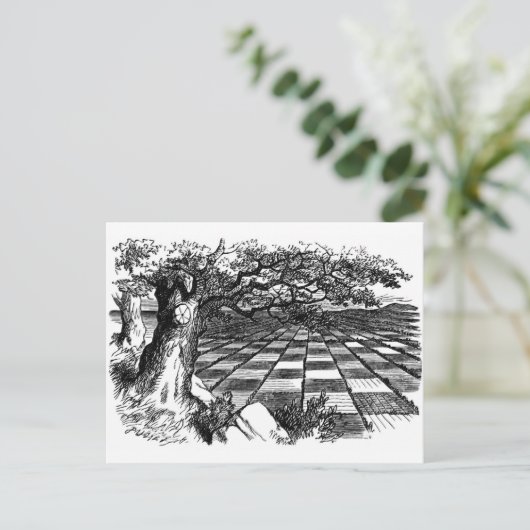 Carte Postale Un grand jeu d'échecs (Debout devant)