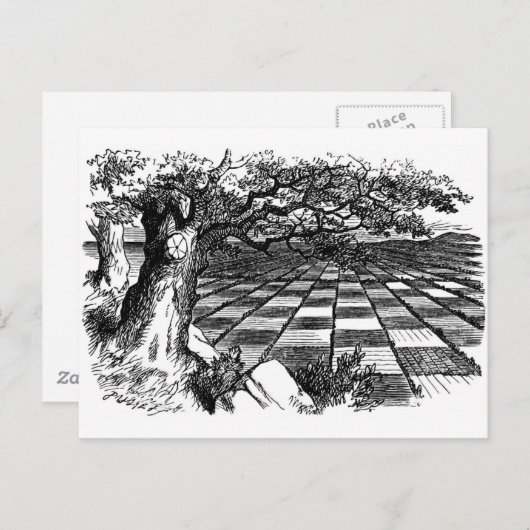 Carte Postale Un grand jeu d'échecs (Devant / Derrière)