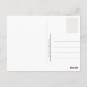 Carte Postale Un grand merci - giraffe (Dos)