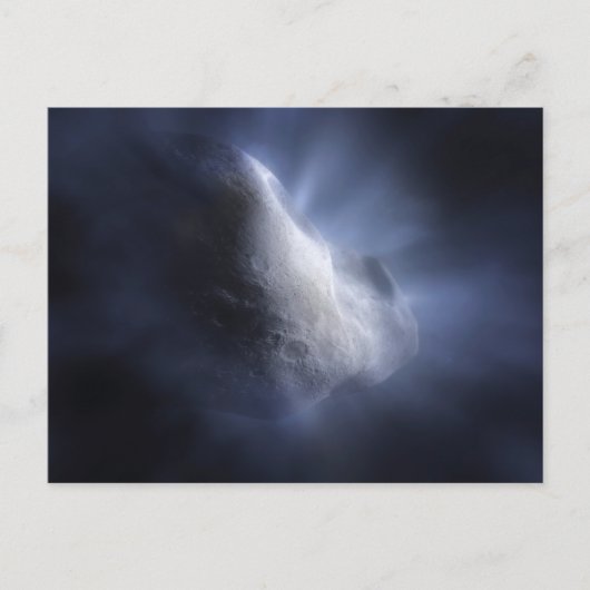 Carte Postale Un Gros Plan Illustratif Du Temple De La Comète. (Devant)