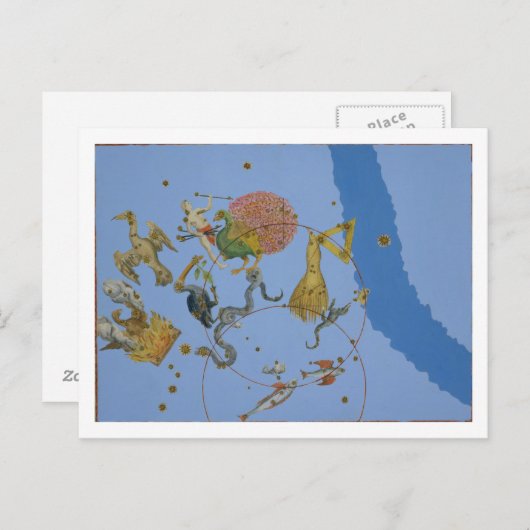 Carte Postale Un groupe de constellations de 'Uranometria' par J (Devant / Derrière)