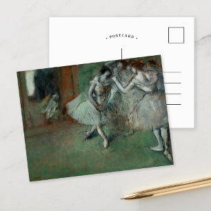 Carte Postale Un groupe de danseuses   Edgar Degas