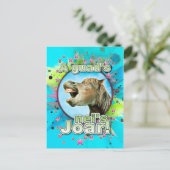 Carte Postale Un guad neis Joar ! (Debout devant)