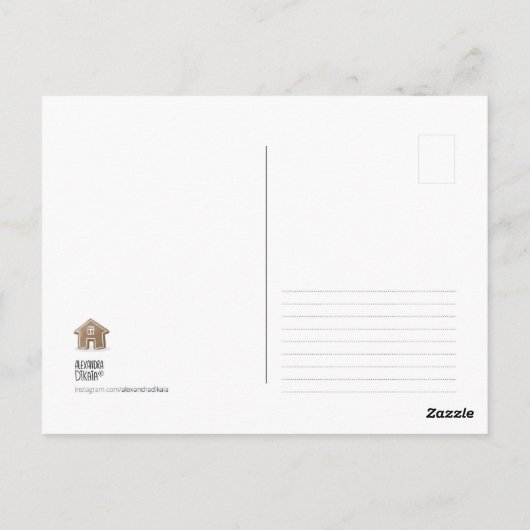 Carte Postale Un guérisseur de livres anciens par Alexandra Dika (Dos)