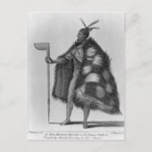 Carte Postale Un guerrier néo-zélandais (Devant)