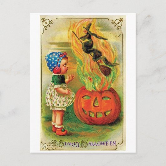 Carte Postale Un Halloween étoilé (Devant)
