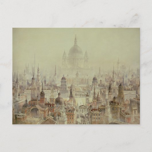 Carte Postale Un hommage à Sir Christopher Wren (Devant)