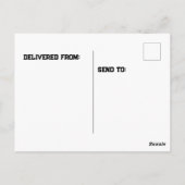 Carte Postale Un homme à dos de chameau (Dos)