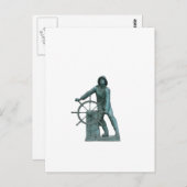 Carte Postale Un homme au logo de la roue (Devant / Derrière)