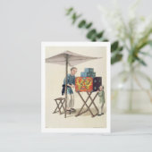 Carte Postale Un homme avec un Raree-Show, assiette 10 de 'Le Co (Debout devant)