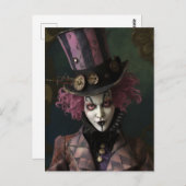 Carte Postale Un homme dans un Tophat (Devant / Derrière)