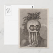 Carte Postale Un homme des îles Sandwich dans un masque - c. 178 (Devant / Derrière)
